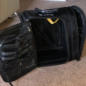 Zuca backpack & clear bag 2 zuca pouches included